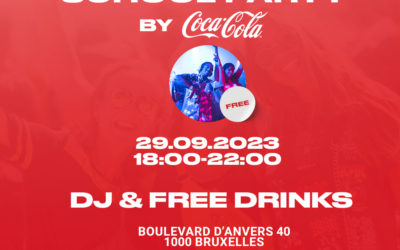 Back to school party by Coca Cola!