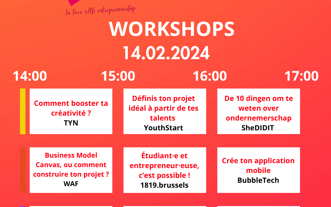 Ateliers Young Entrepreneurs Festival !